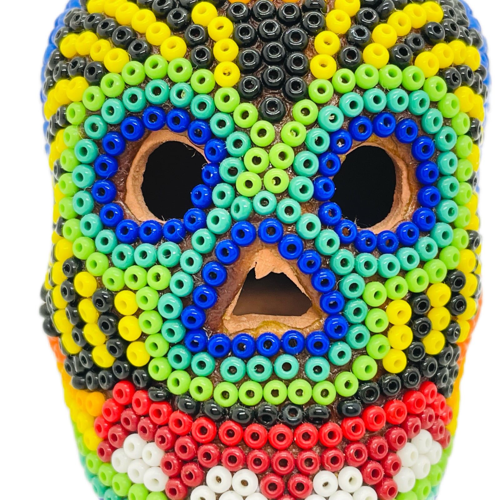 ウィチョル族ビーズアートオブジェ カラベラ Huichol Bead Art Object
