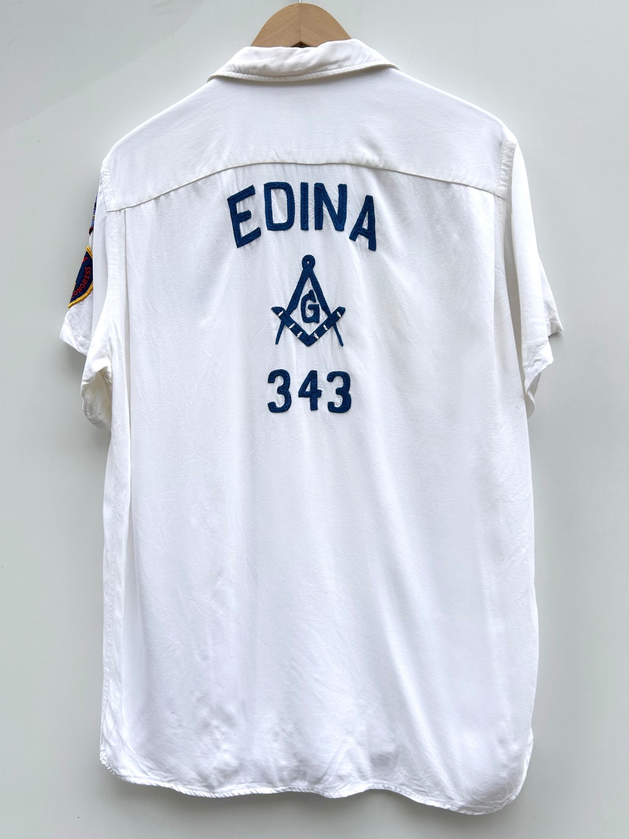 60s Hilton BOWLING SHIRT Size M