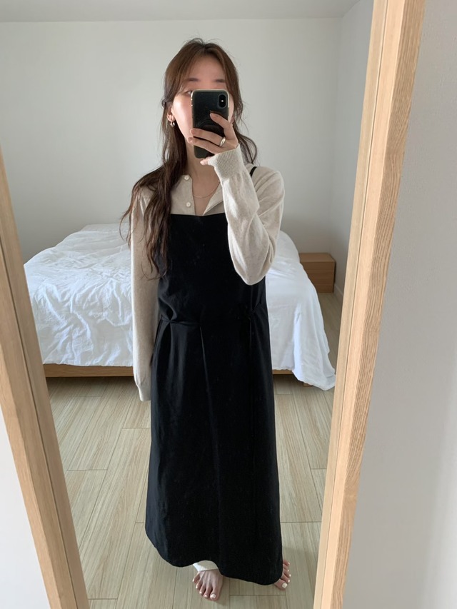 (予約) fl lanel / Cashmere round cardigan 4color