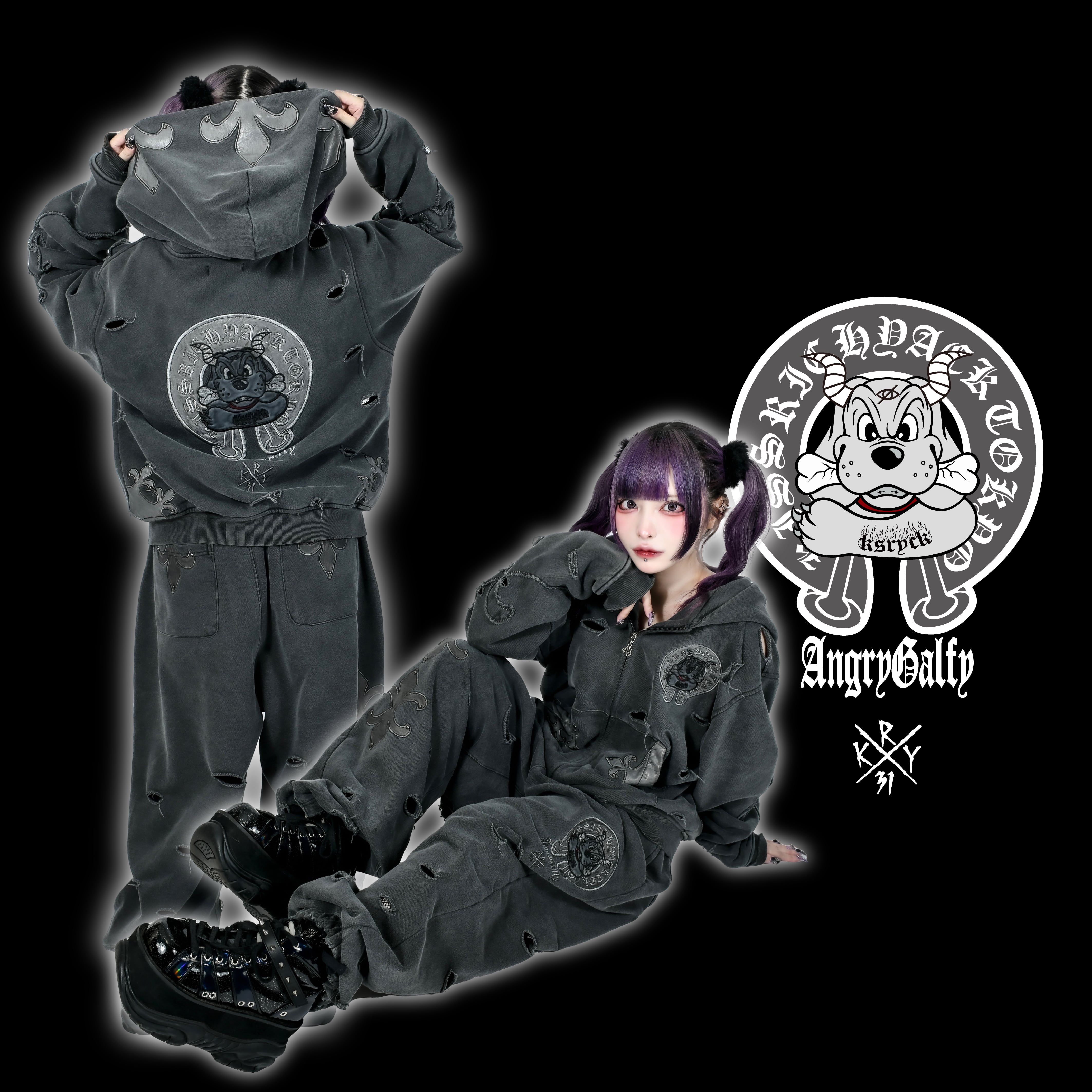 即納】「蹴威の百合の紋章パンツ」 | KRY clothing