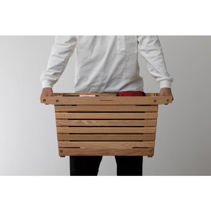 コンテナ イキキ IKIKI シェルフコンテナLオーク shaelf container L