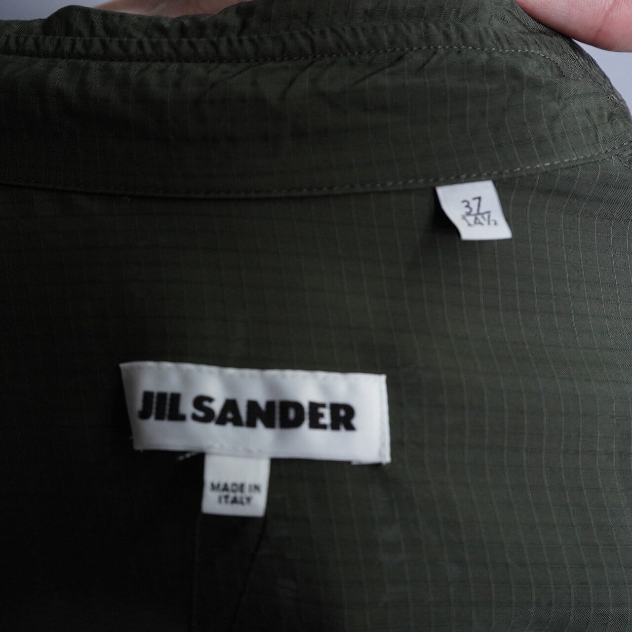 JIL SANDER】ジルサンダー 18SS リップストップナイロンサイドZIP