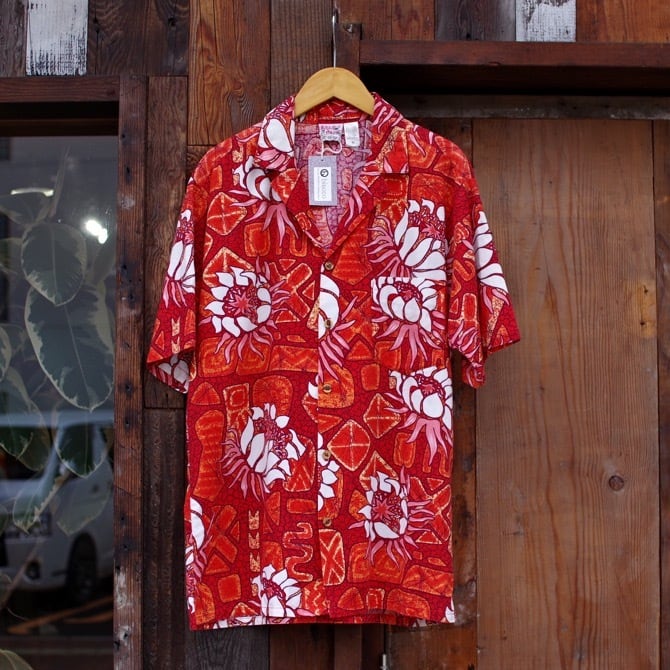 1970-80s Go Barefoot in Paradise Cotton Hawaiian Shirt / USA 1970-80s Go Barefoot in Paradise Cotton Hawaiian Shirt / USA