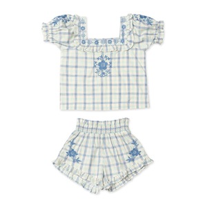 Lali Kids / Blossom Set - Minty Chex Embroidery
