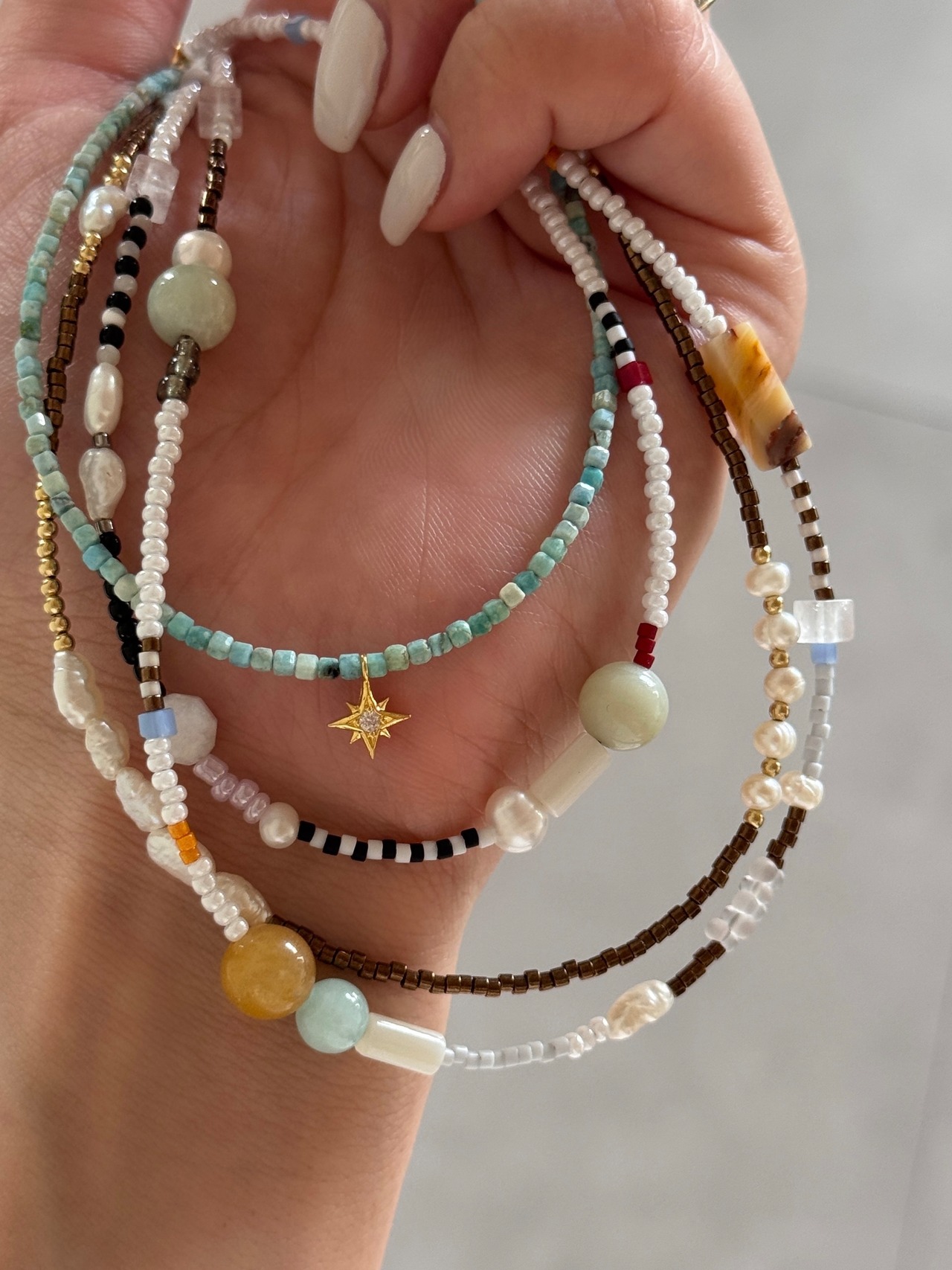 Turquoise Star Necklace［BZN21］
