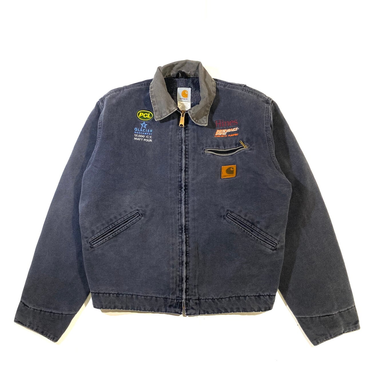 USA製 Carhartt カーハート デトロイトジャケット 刺繍入り ワーク  