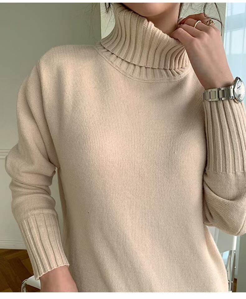 タートルネックニットワンピース　AJ1079-2005