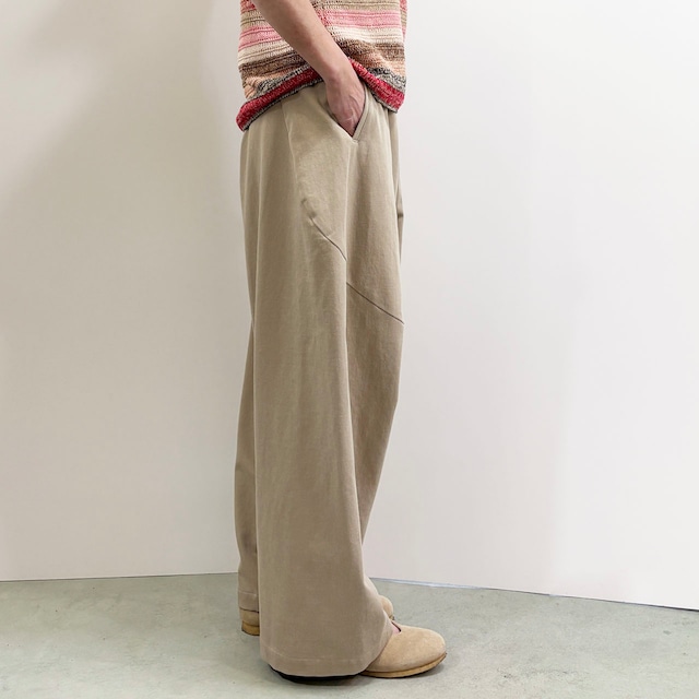 LUVOURDAYS　ラブアワーデイズ   LV-PT6109  　ソフトバックサテン　ミリ樽パンツ