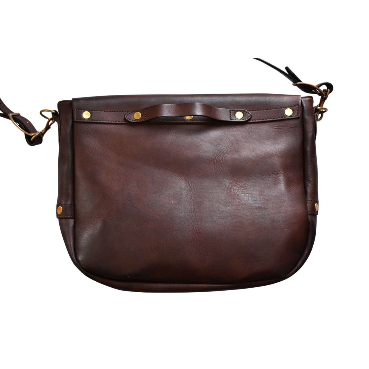 vasco / LEATHER POSTMAN SHOULDER BAG LARGE (PLANE) - レザー ポスト