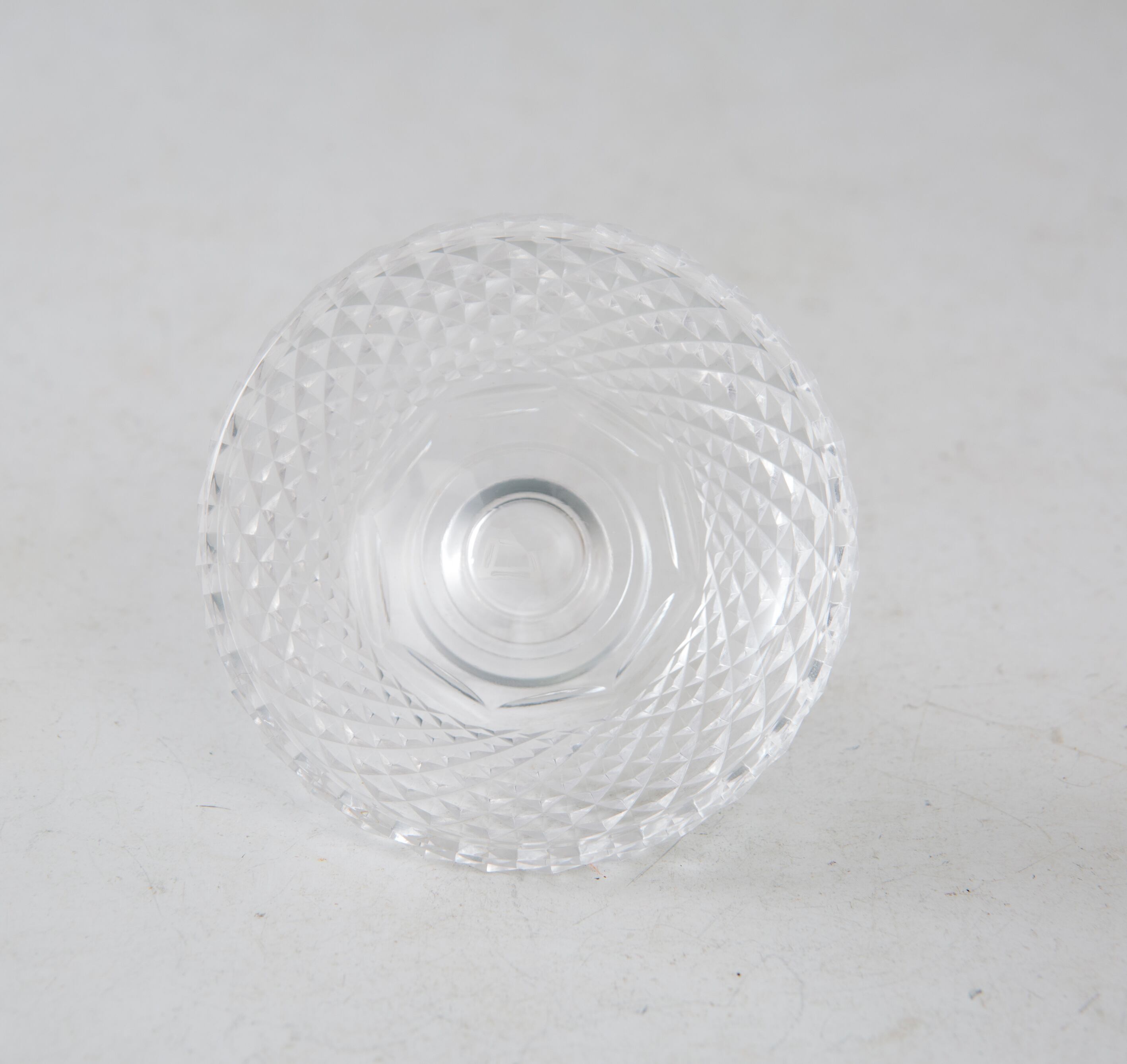 アンティーク 菱宝切子 薩摩切子 グラス カメイガラス 共箱付き