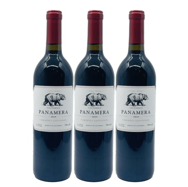 【3本】パナメラ　カベルネ・ソーヴィニヨン　3本　750ml　アメリカ　ミディアムボディ　赤ワイン　Panamera Cabernet Sauvignon California