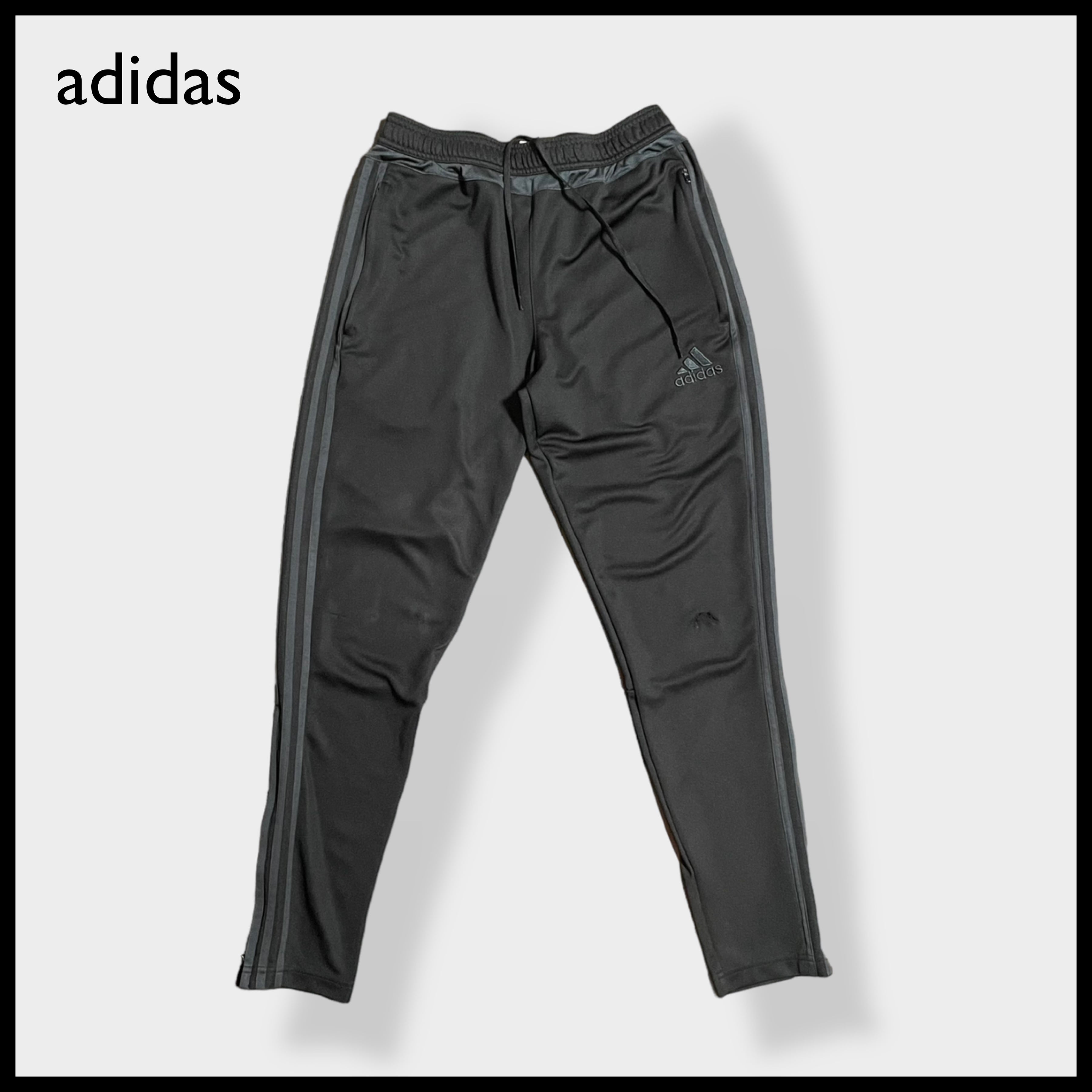 adidas パンツ　デニム風スウェットパンツ　Mサイズ