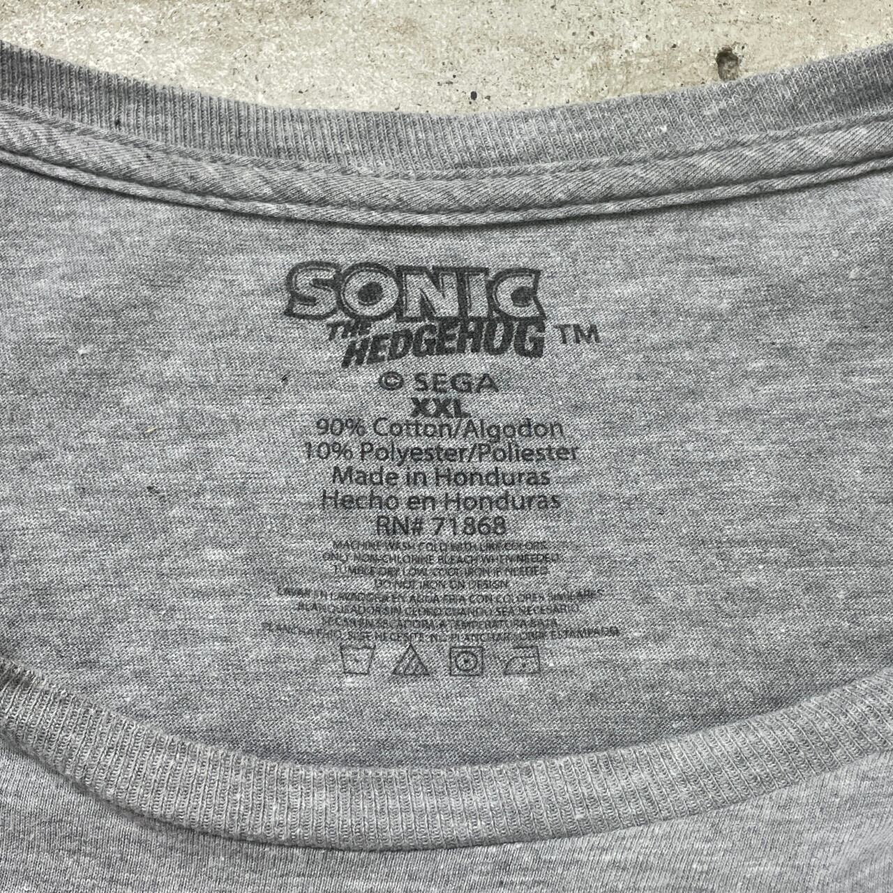 ソニック Tシャツ ビッグプリント グレー 【公式通販】