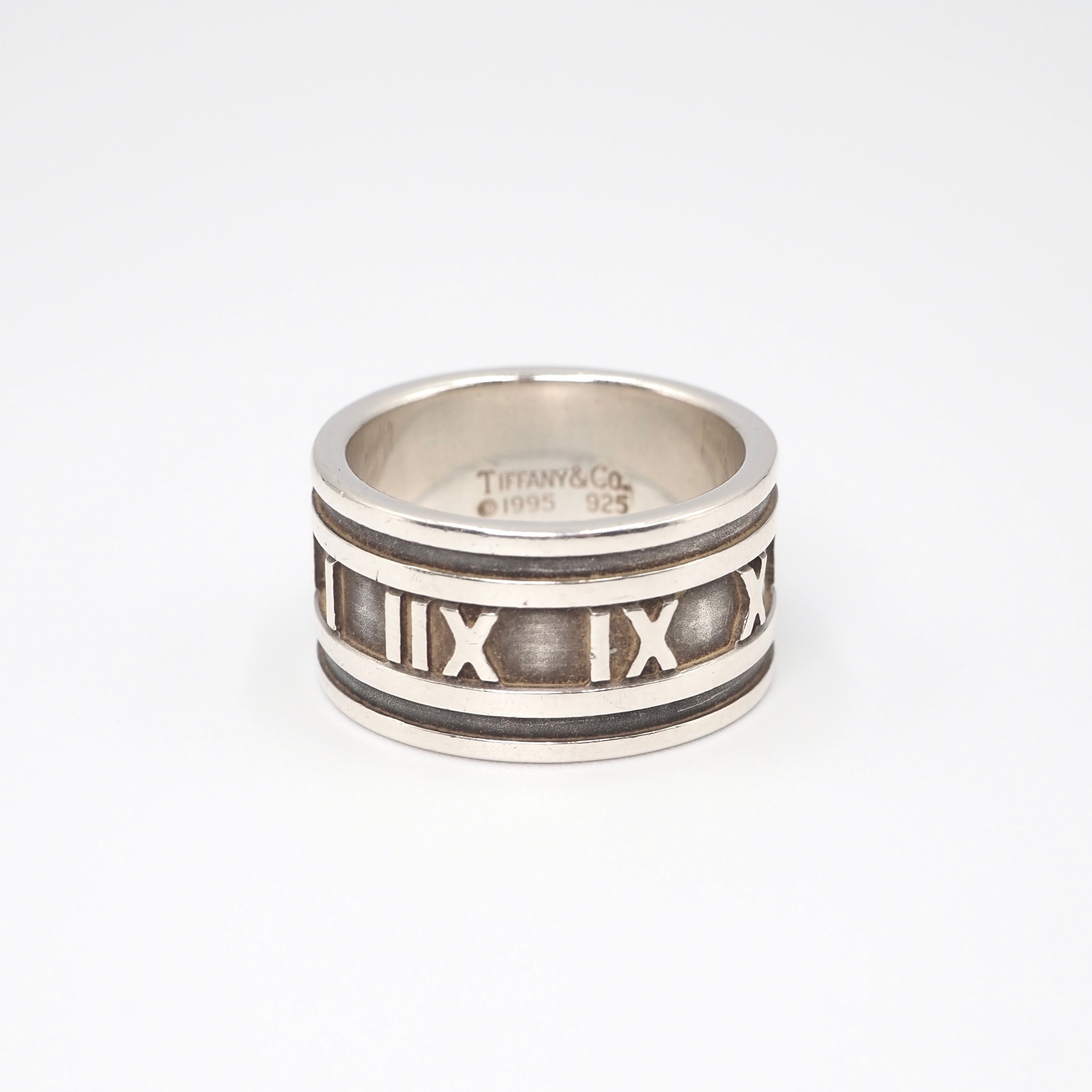 【568】ティファニー　アトラス　シルバーリング19号 10/6掲載 Tiffany&Co. 約19号 アトラスリング シルバー925