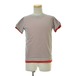 GOOD ENOUGH / グッドイナフ00s sportsline メッシュ レイヤード 裾ロゴ半袖Tシャツ