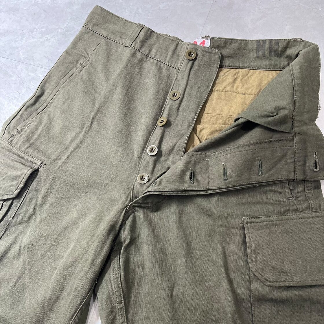 40s French Army M-47 HBT Pants 40年代 フランス軍 M47 前期 