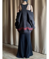 cut work design volume remake knit-4479-1