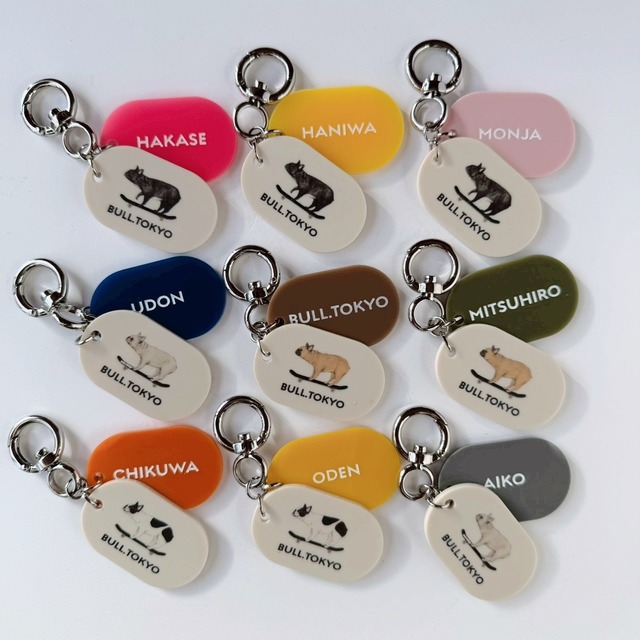 【受注】MY BUHI プレートキーホルダー