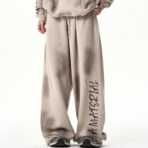 vintage wash grunge logo sweat pants　ヴィンテージウォッシュグランジロゴスウェットパンツ　J0780