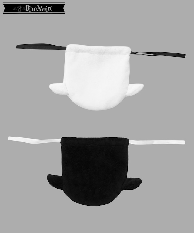 子羊ちゃん巾着ポーチ【Black】