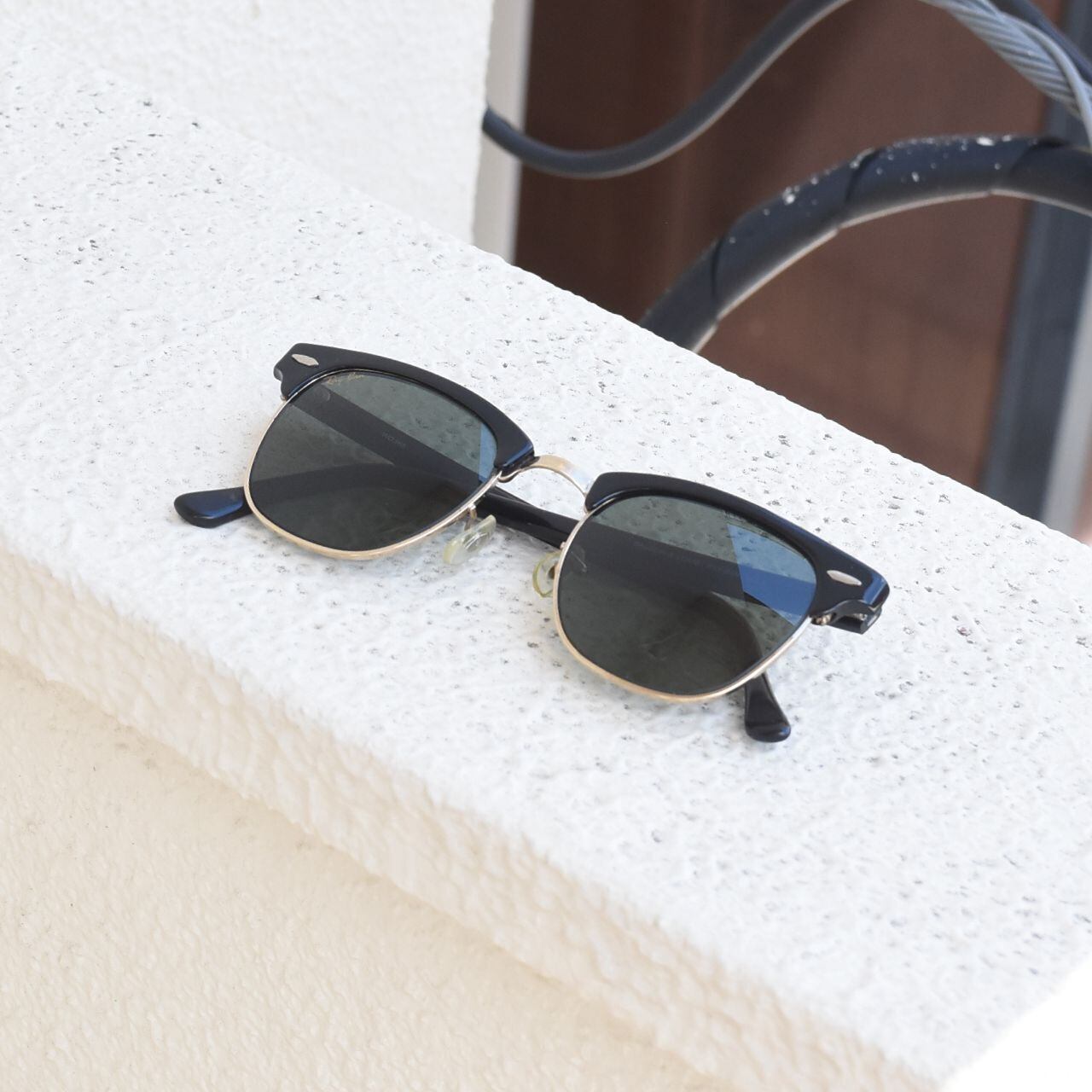 80s USA Vintage》Ray-Ban Wayfarer / ブラック / Bausch & Lomb製