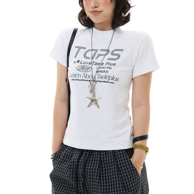 dot logo compact short-sleeve tee　ドットロゴコンパクト半袖ティー　J1891
