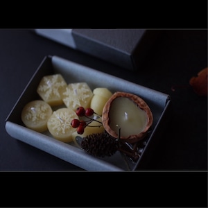 cozyzozy*・蜜蝋キャンドルセット(ひととき)