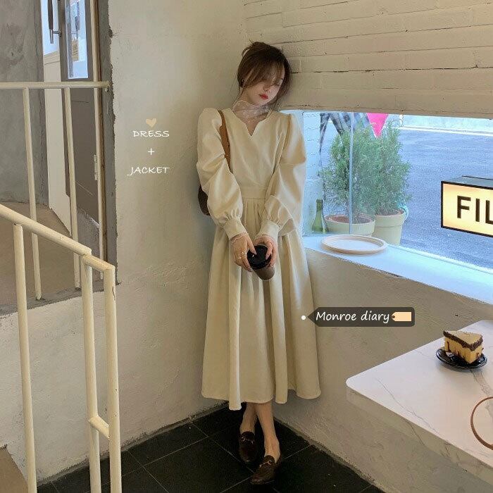 スタンダードウェスト薄手ドレス スプリングスカート Aライン レトロ 春物 モンロー44875638072