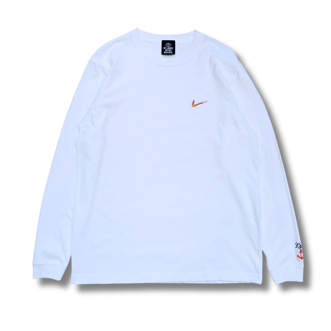 ジェームス山素敵洋品店 - IKANAGO long tee (white)