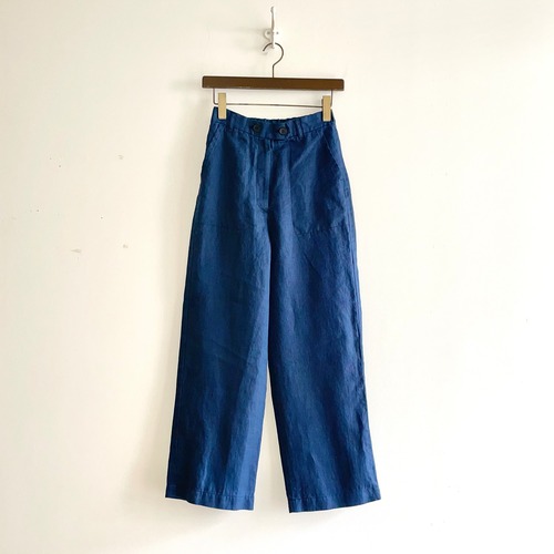 C-30406【Carole】Linen Twill Baker Pants