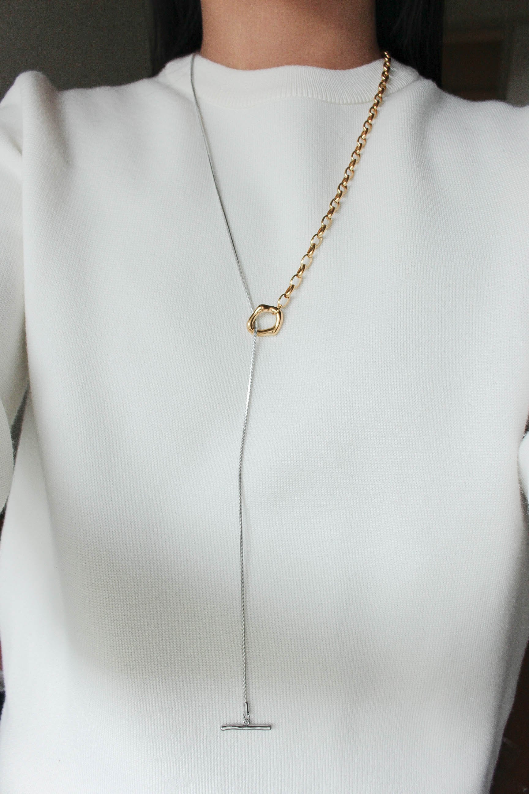 10/8(wed)再販 Long Mantle Necklace | 金属アレルギー対応の