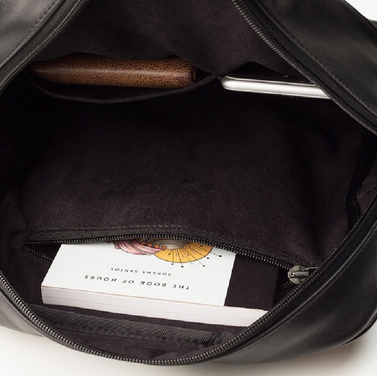 光闇 - leather messenger bag / L【UK】