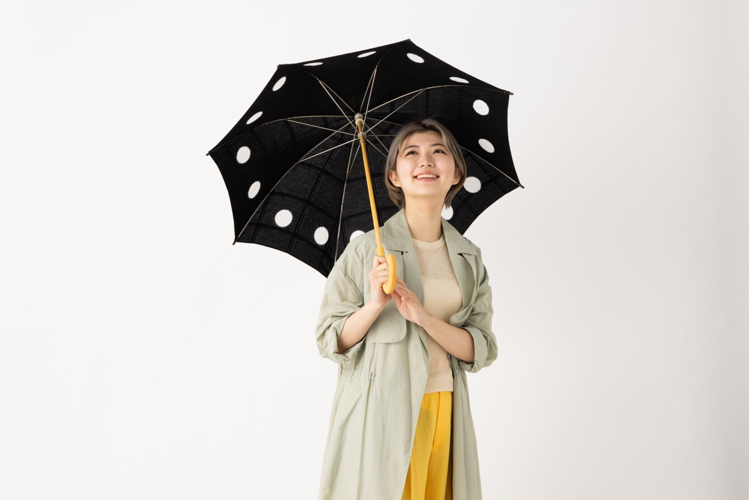 黒紋付染め日傘「黒紋 -くろもん-（Black crest）」 | 中村商店