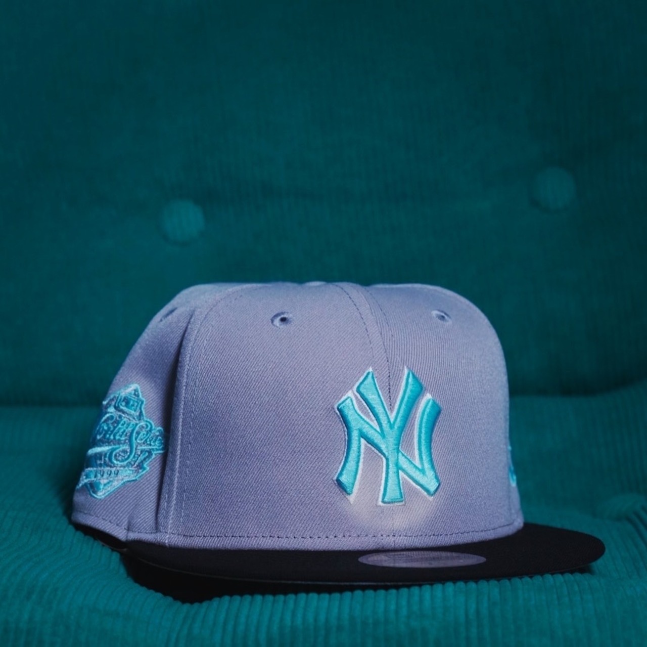 【gifthat別注】NEW ERA 59FIFTY/5950 NEYYANCO WS99 GRAY BLACK SEAGLASS