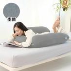 コストコ再販商品 ビーズクッション U字形 約85 x 85 x 30 cm ライトグレー