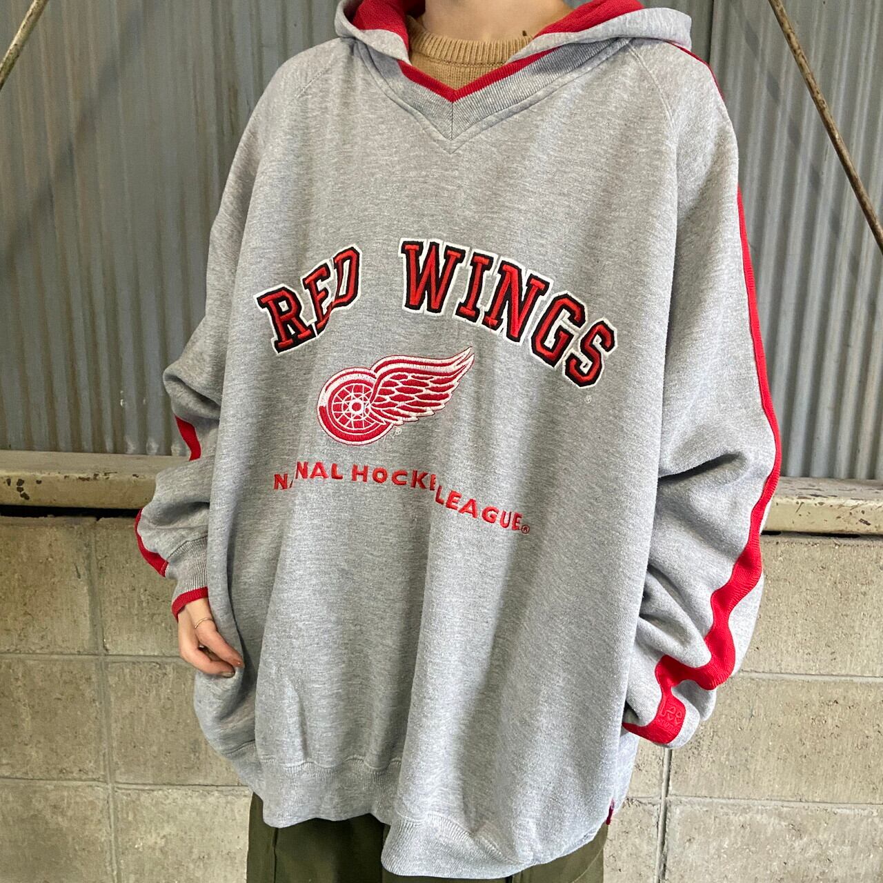 90s  RED WINGS プルオーバー NHL