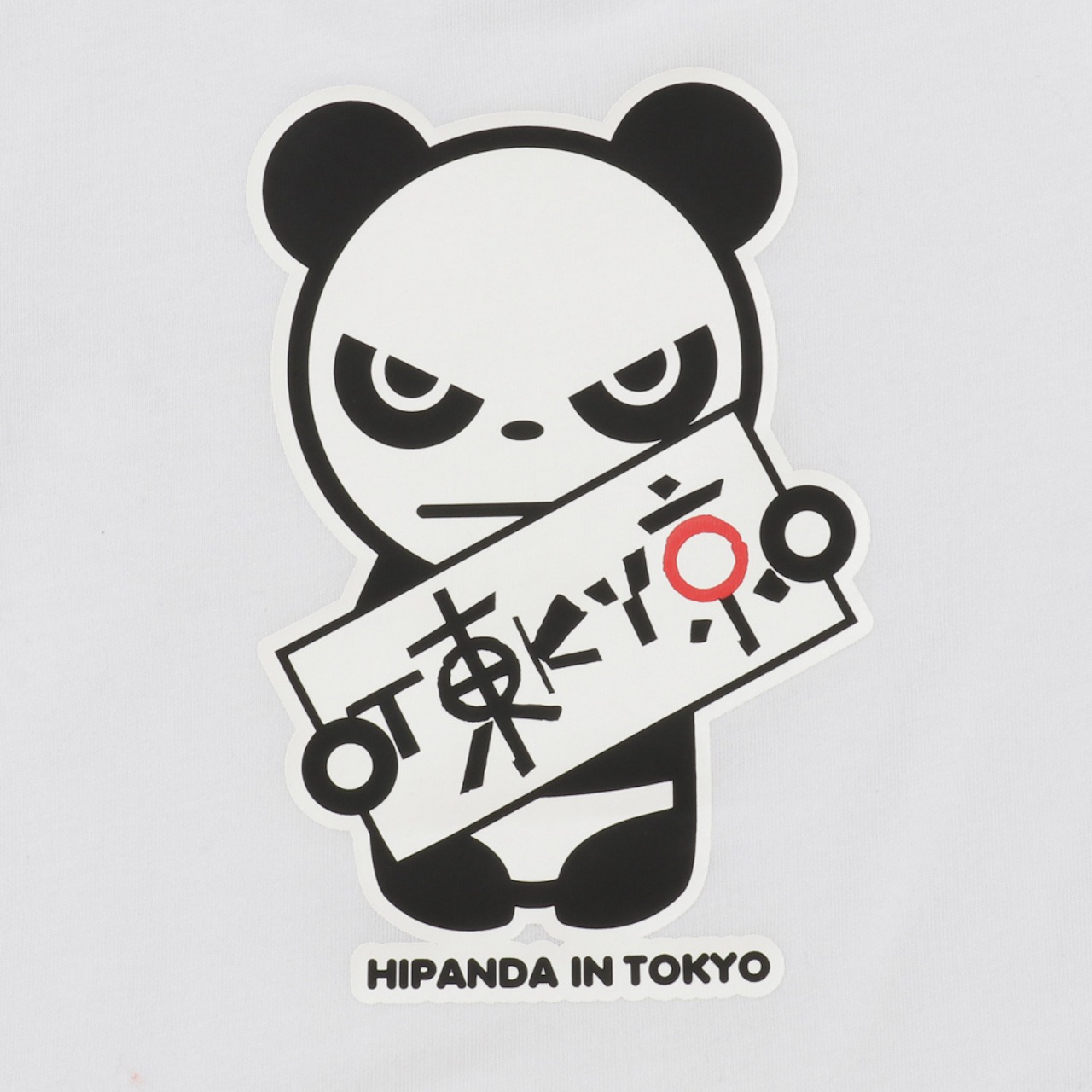 【HIPANDA ハイパンダ】キッズ Tシャツ【日本限定】KID'S  TOKYO HIPANDA CHARACTERS BACK PRINT  SHORT SLEEVED T-SHIRT / WHITE・BLACK