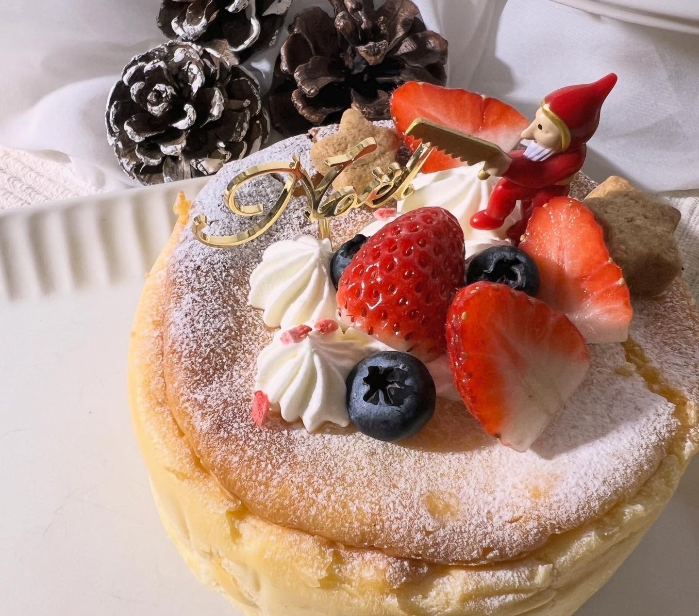 【12/20冷凍発送】Xmas バニラチーズケーキ