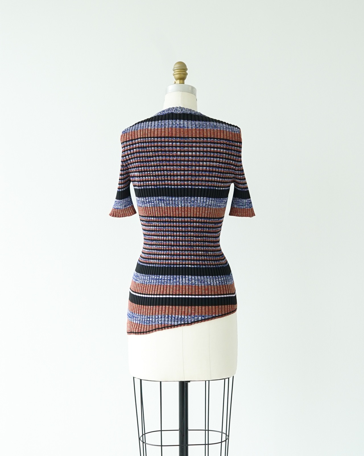 〈CÉLINE by phoebe philo〉Striped Knit Top