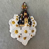 フォークアート OA 壁掛け フラワー&アパレシーダ