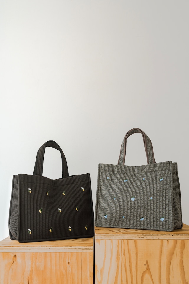【Square tote】Embroidery medium