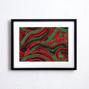 A Tribe Called Quest Pattern｜ストリートカルチャーを纏うパターンアートポスター｜都会的センスが光るスタイリッシュインテリアA3ポスター
