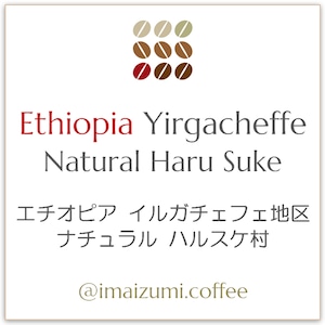 【送料込】エチオピア イルガチェフェ地区 ナチュラル ハルスケ村 - Ethiopia Yirgacheffe Natural HaruSuke - 300g(100g×3)