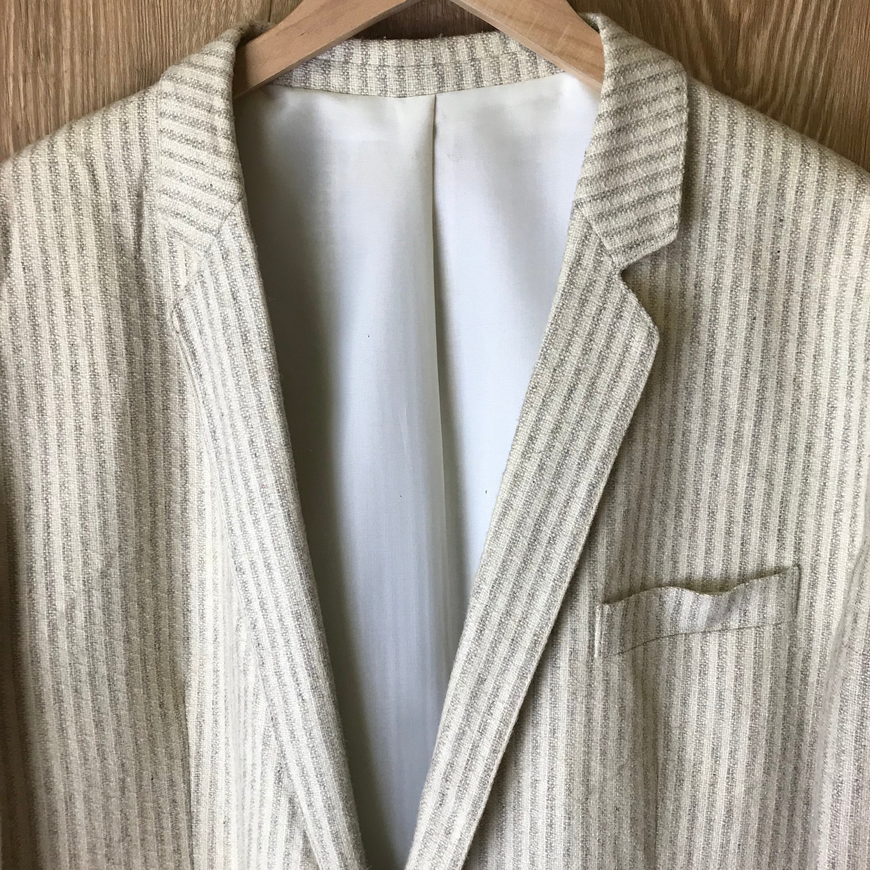 レア 60's ストライプジャケット ヴィンテーXL レア 60's ストライプジャケット ヴィンテーXL - メルカリ