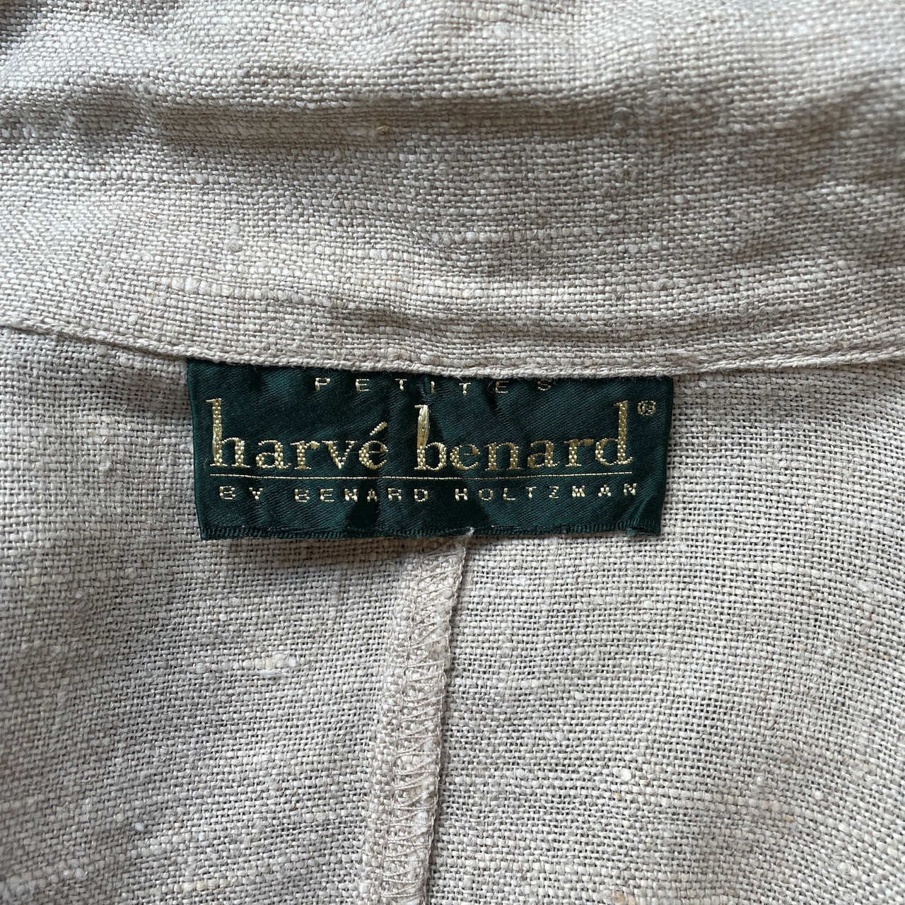 90年代 harve benard リネン イージージャケット レディースM相当 古着 