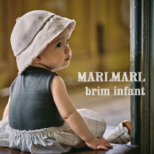 【全3色/ベビー】MARLMARL マールマール：アウトドアハット brim infant（ブリムインファント）［ラッピング.のし.メッセージ無料］アウトドアハット／帽子／UV加工／撥水加工／外遊び／出産祝い／誕生日祝い／ベビー／女の子／男の子／ギフト／プレゼント／送料無料