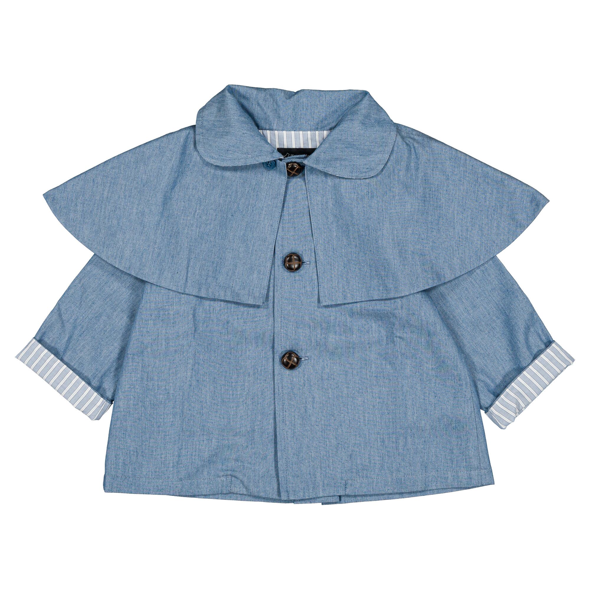 【予約・特典あり】Maison Marelle / jacket SHERLOCK - blue denim / 6Y~12Y