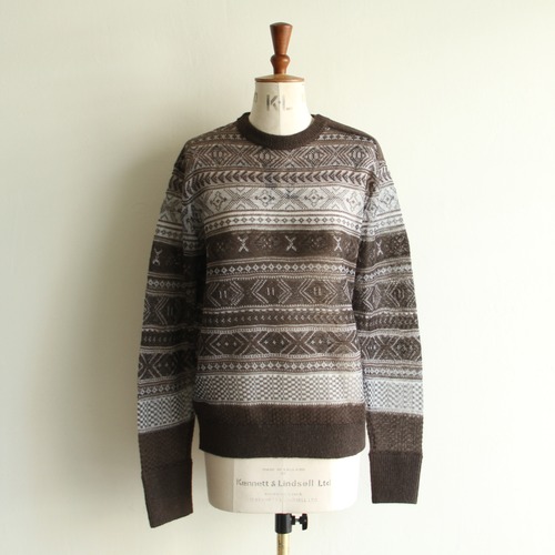 JUN MIKAMI 【 womens 】Fair isle pullover knit