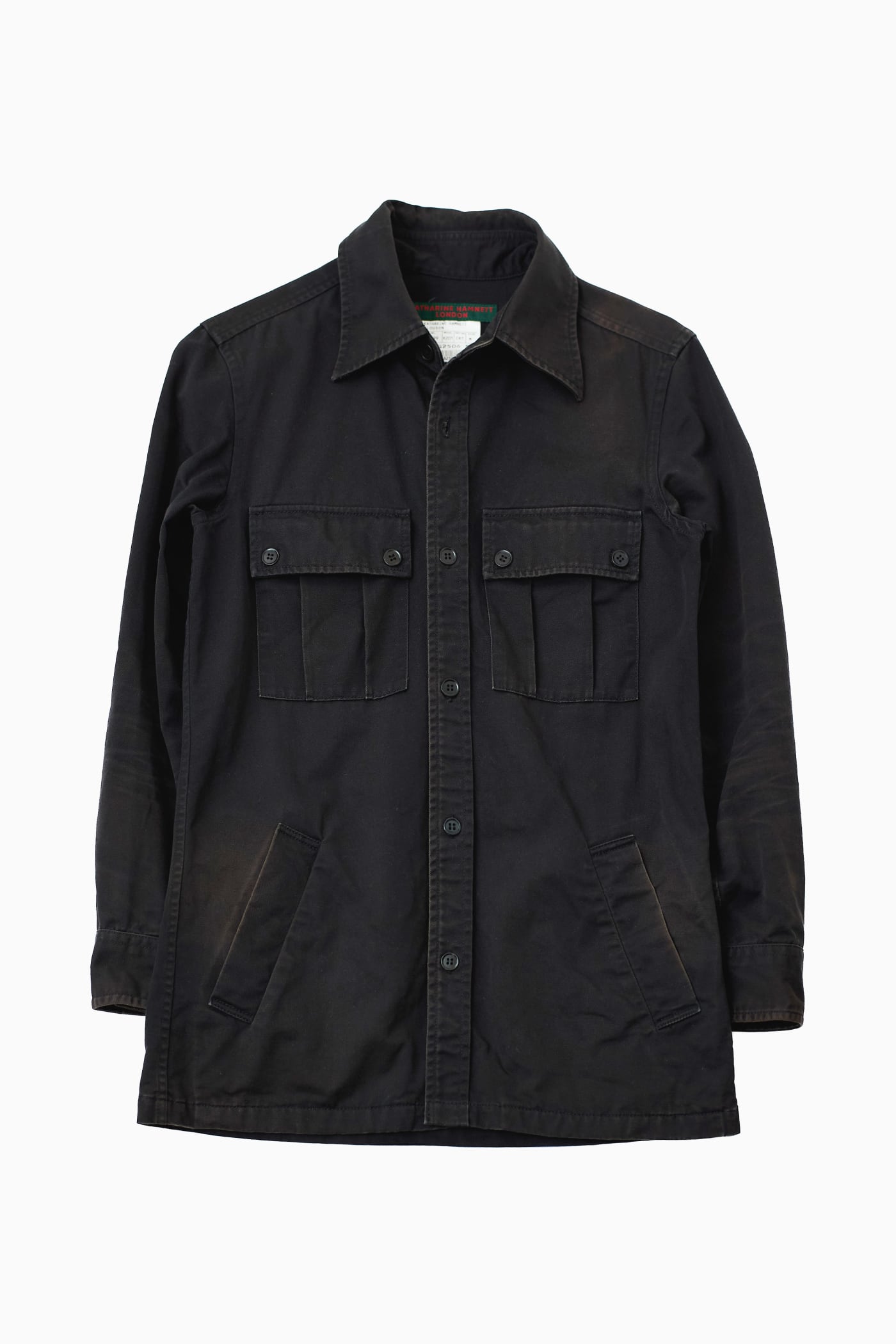KATHARINE HAMNETT LONDON BLACK SHIRT JACKET | Reben