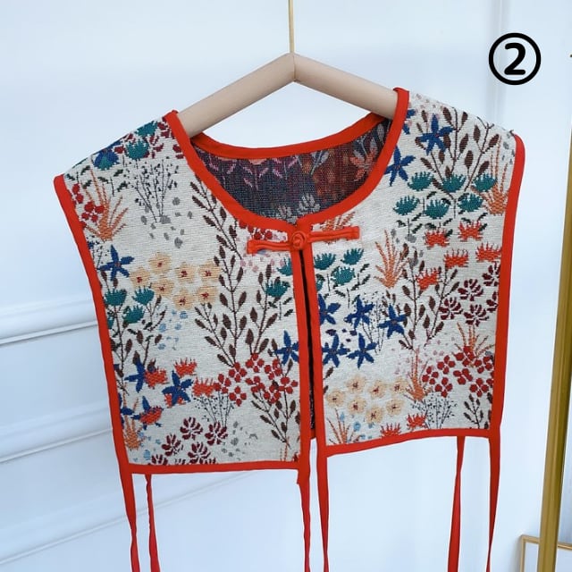 Retro embroidery vest（レトロな刺繍ベスト）s293 | chervil